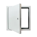 Trappe de visite métallique Tempo Softline étanche à l'air avec isolation acoustique, ouverture clé 4 pans