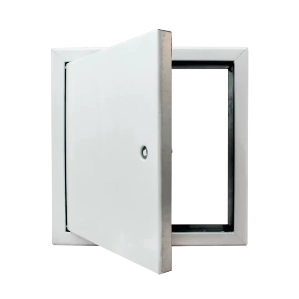 Trappe de visite métallique Tempo Softline étanche à l'air avec isolation acoustique, ouverture clé 4 pans