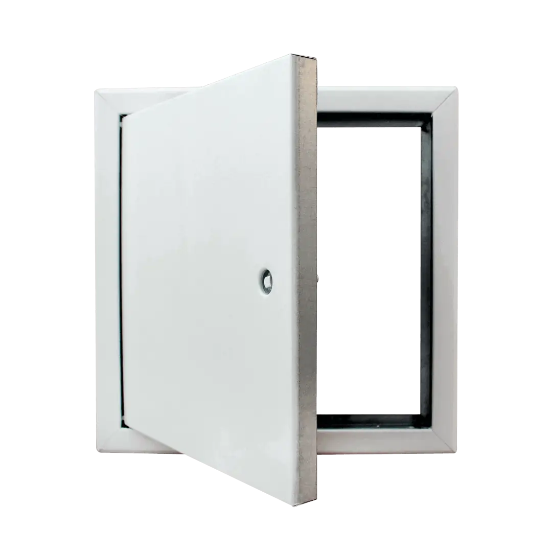 22-831_Softline-Iso-offen.webp Trappe de visite métallique Tempo Softline étanche à l'air avec isolation acoustique, ouverture clé 4 pans
