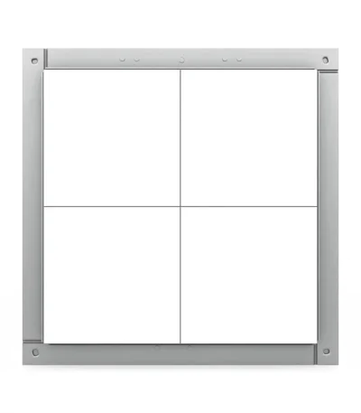 Trappe de visite invisible Tempo Eco Star à carreler, plaque de plâtre 12,5 mm, 300×300 à 800×800 mm