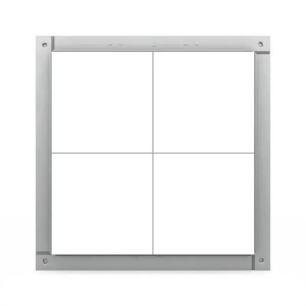 Trappe de visite invisible Tempo Eco Star à carreler, plaque de plâtre 12,5 mm, 300×300 à 800×800 mm