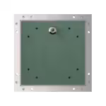 Trappe de visite invisible Tempo Eco Star pour plaque de plâtre BA 13, ouverture à clé cylindrique, 150×300 à 1400×1400 mm