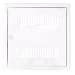 Trappe de visite métallique Tempo Softline ventilée avec grille d'aération, ouverture clé 4 pans, 200×200 à 600×600 mm