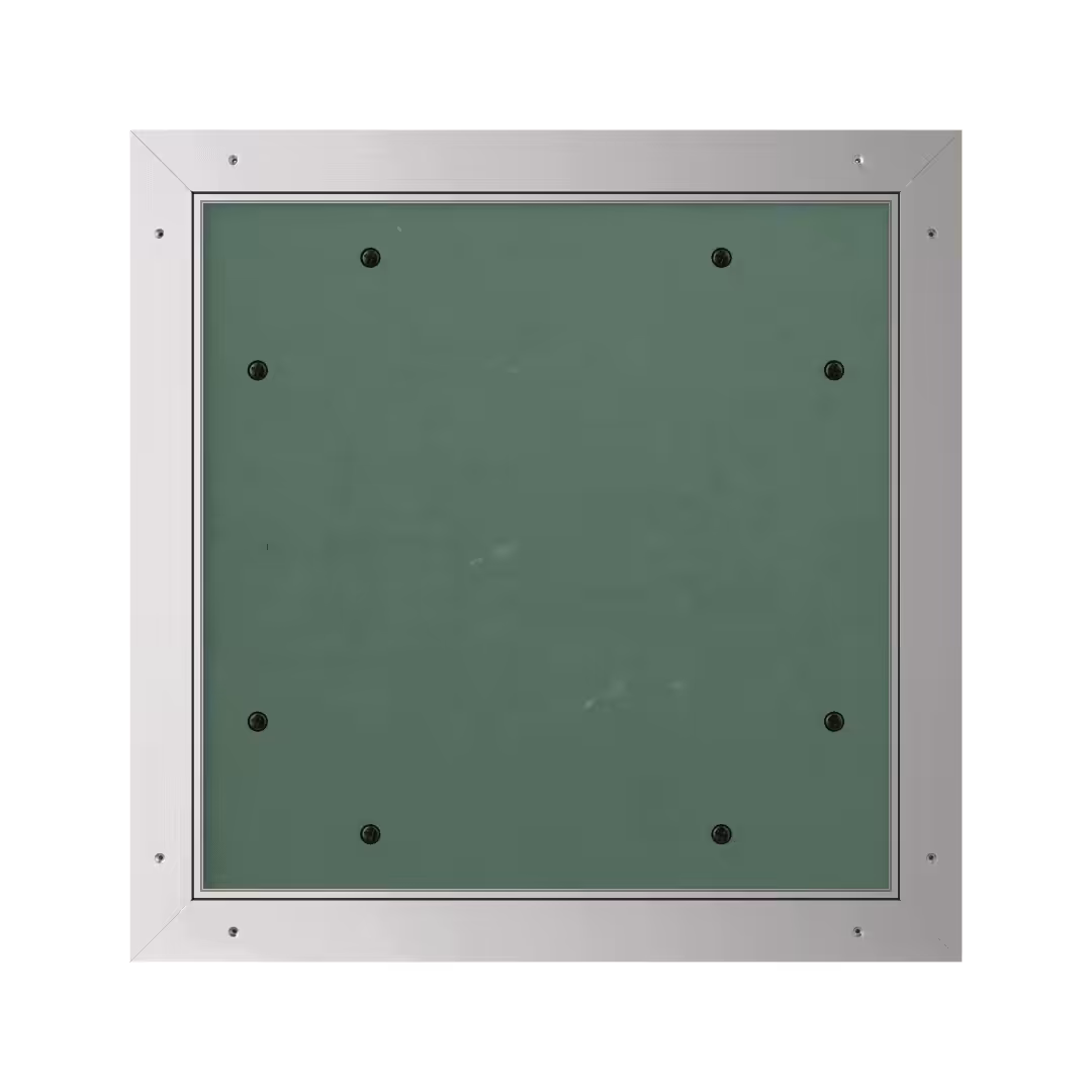 trappe-de-visite-plaque-de-platre-alustar-pousser-lacher.png Trappe de visite invisible Tempo Eco Star pour plaque de plâtre BA 13, ouverture pousser-lâcher, 150×150 à 1400×1400 mm