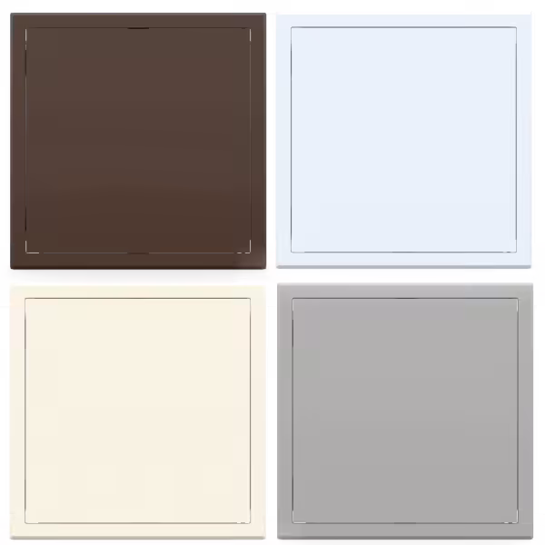 Trappe de visite métallique colorée Tempo Softline Pousser Lâcher - Image 3