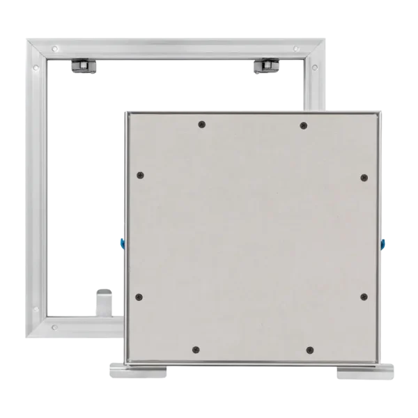 Trappe de visite coupe-feu EI60 (60 min) anti-fumée pour faux plafond 2x15 mm – Alumatic - Image 2