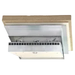 Trappe de visite coupe-feu EI120 faux-plafond Secu Tecna, 300×300 à 800×800 mm