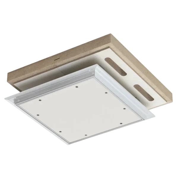 Trappe de visite EI30 (30 min) 18 mm pour sous-plafond coupe-feu indépendant – Alumatic - Image 3
