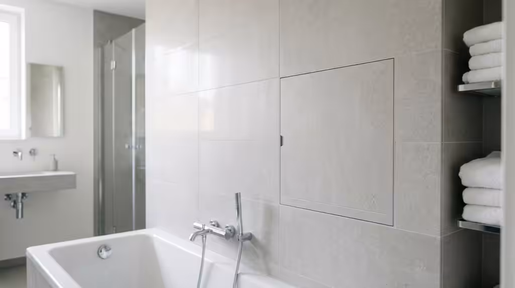 trappe de visite encastrée carrelage salle de bain