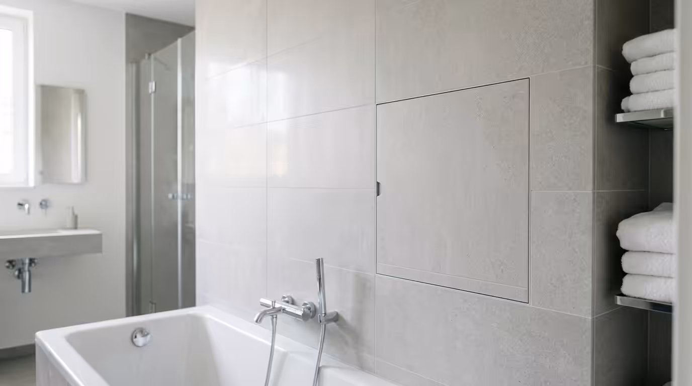 trappe de visite encastrée carrelage salle de bain